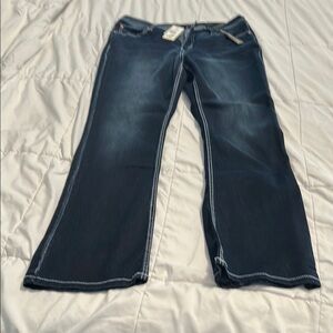 Cato Women's Shape Enhancing Bootcut Blue Jeans